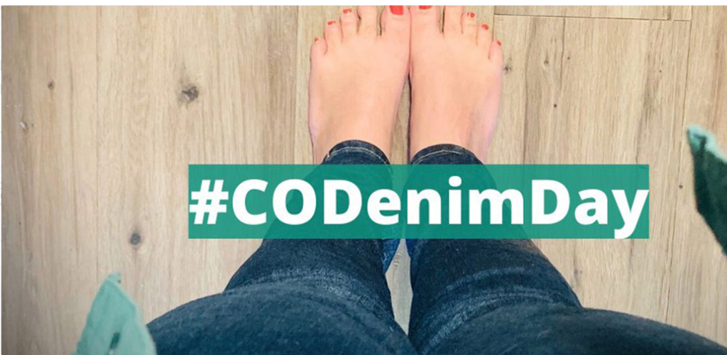 Denim Day hashtag graphic