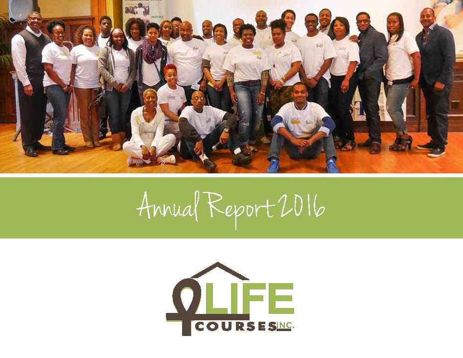 Life Courses Report Graphic Design