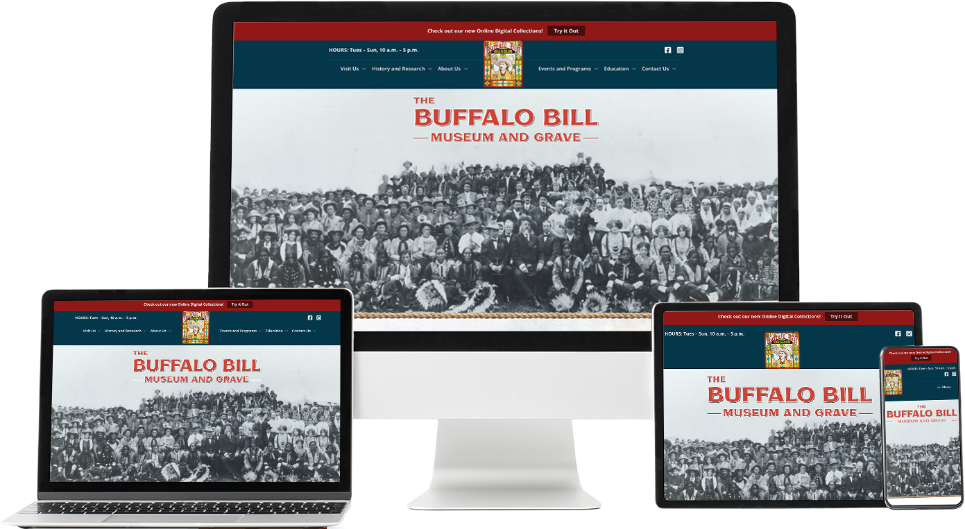 Buffalo Bill website on responsive screens